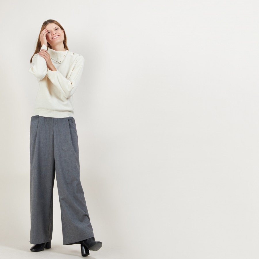 Suéter de cashmere com botões - Gretel bis