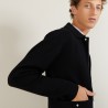 Veste à poches en laine - Leopol 7010 noir - 01 Noir