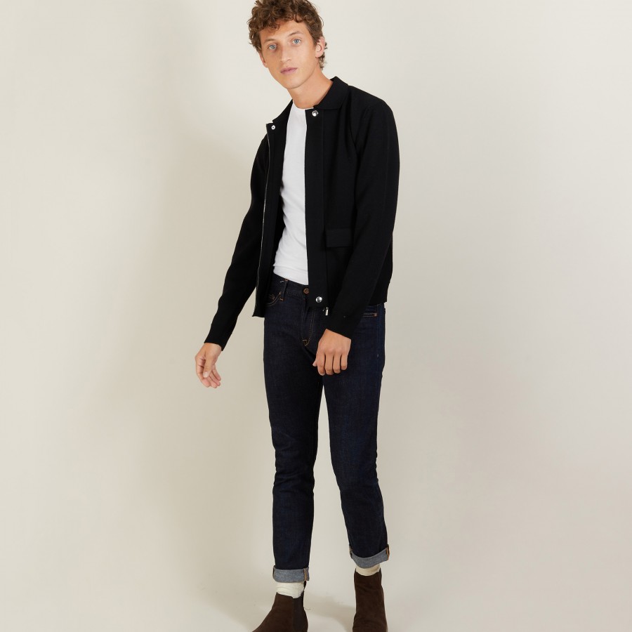 Wool jacket with pockets - Leopol