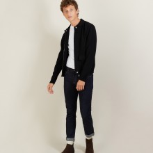 Veste à poches en laine - Leopol 7010 noir - 01 Noir