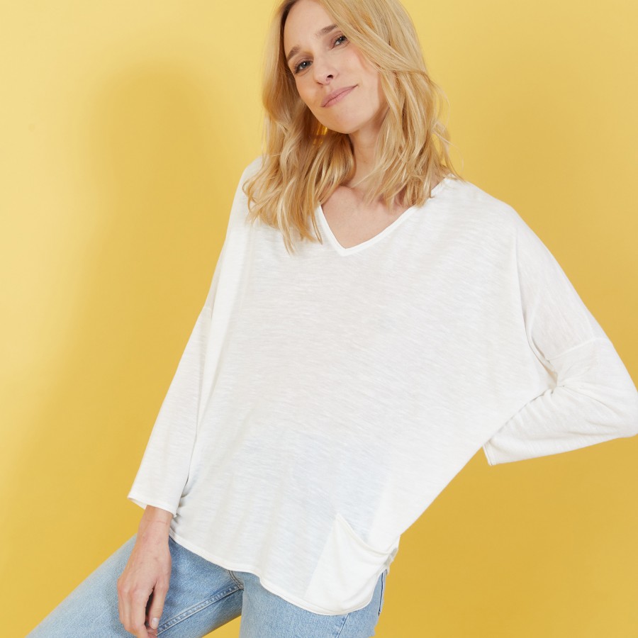 Loose slub linen T-shirt - Balou