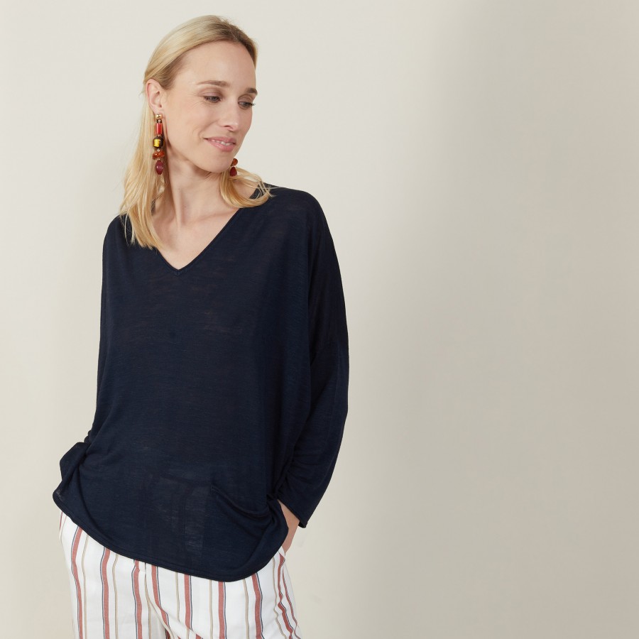 T-shirt ample en lin flammé - Balou