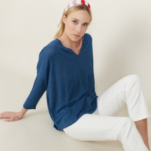 Loose slub linen T-shirt - Balou