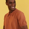 Plain dry cotton polo shirt - Bank