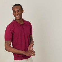 Plain dry cotton polo shirt - Bank