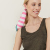 Iridescent effect round neck tank top - Ness