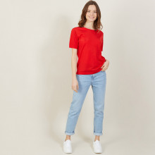 Short-sleeved T-shirt in Fil Lumière - Adeline