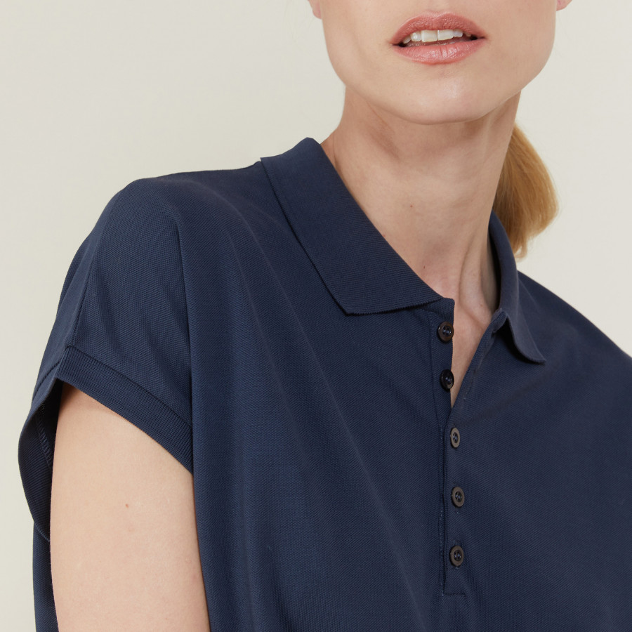 Short-sleeved cotton dress - Angy