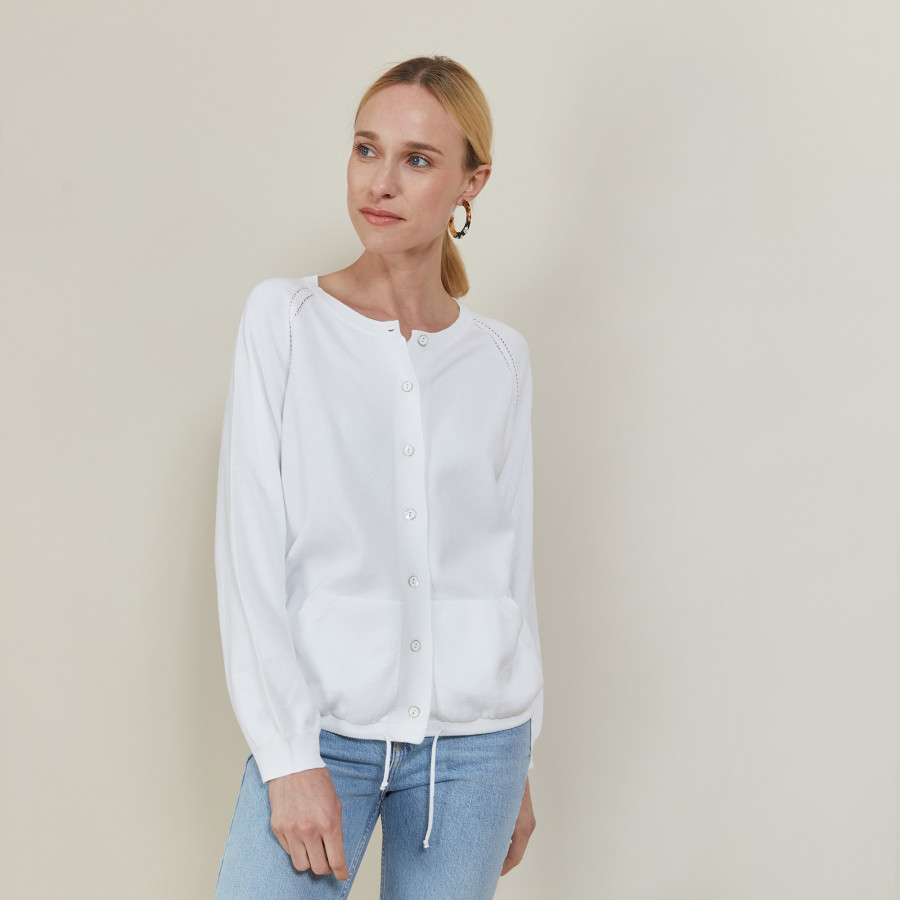 Vest with cotton cord - Aniss