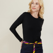 Pull ras du cou femme Bourse 6191 Clochette - 16 Violet clair