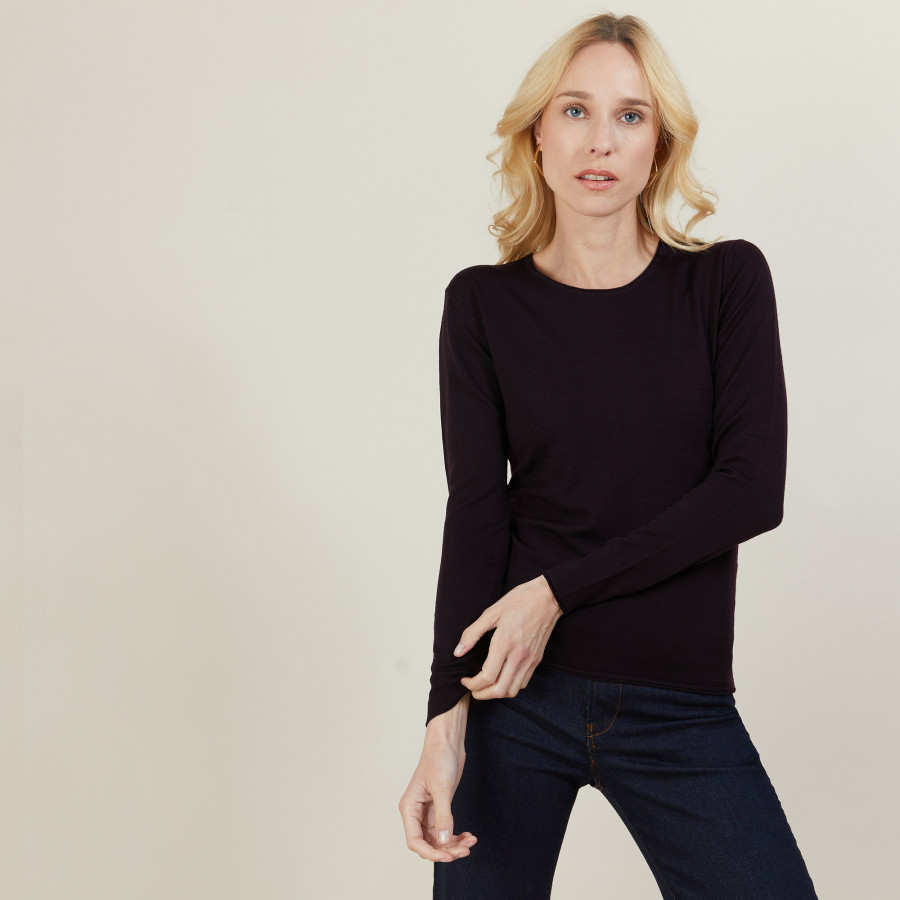 Pull ras du cou en laine - Bourse