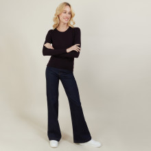 Pull ras du cou femme Bourse 6191 Clochette - 16 Violet clair