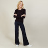 Pull ras du cou femme Bourse 6191 Clochette - 16 Violet clair