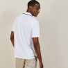 Polo col bicolore en coton - Bistro 7200 blanc - 02 Blanc