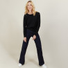 Cropped merino wool sweater - Les Halles