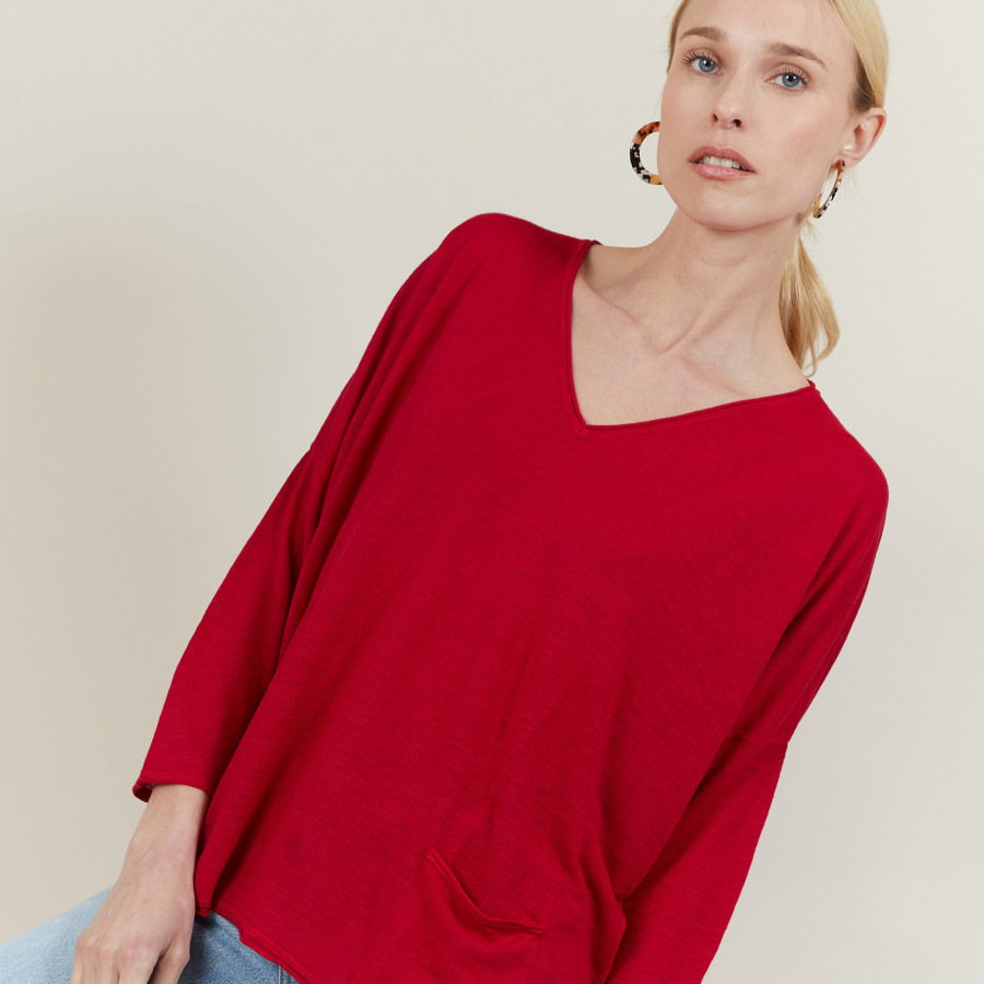 T-shirt ample en lin flammé - Balou