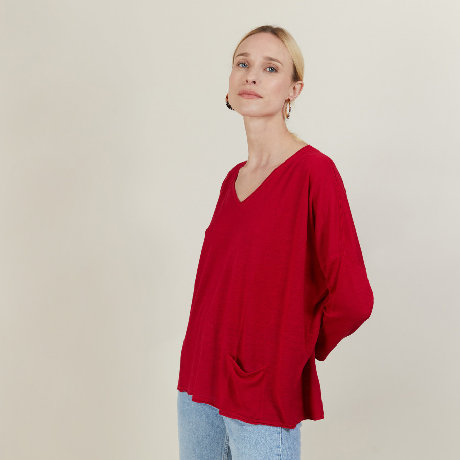 T-shirt ample en lin flammé - Balou