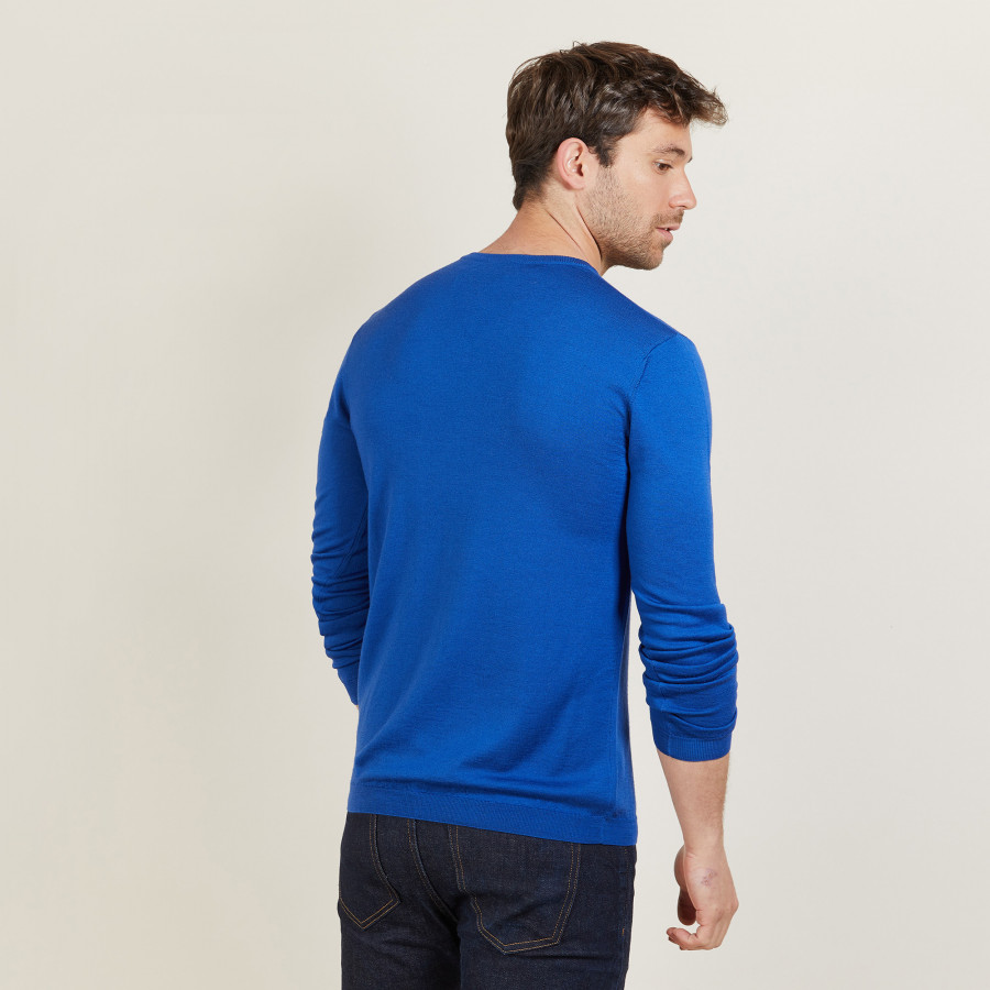 V-neck sweater in merino wool - Bibiane
