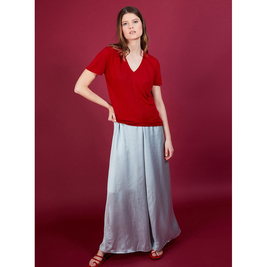 Flamed linen T-shirt - Balkan