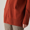 V-neck buttoned cardigan in merino wool - Alister