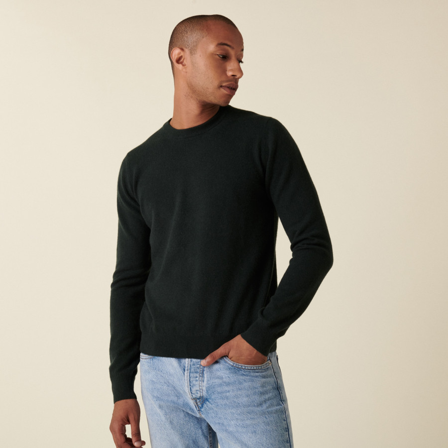 Round-neck cashmere sweater - Evain