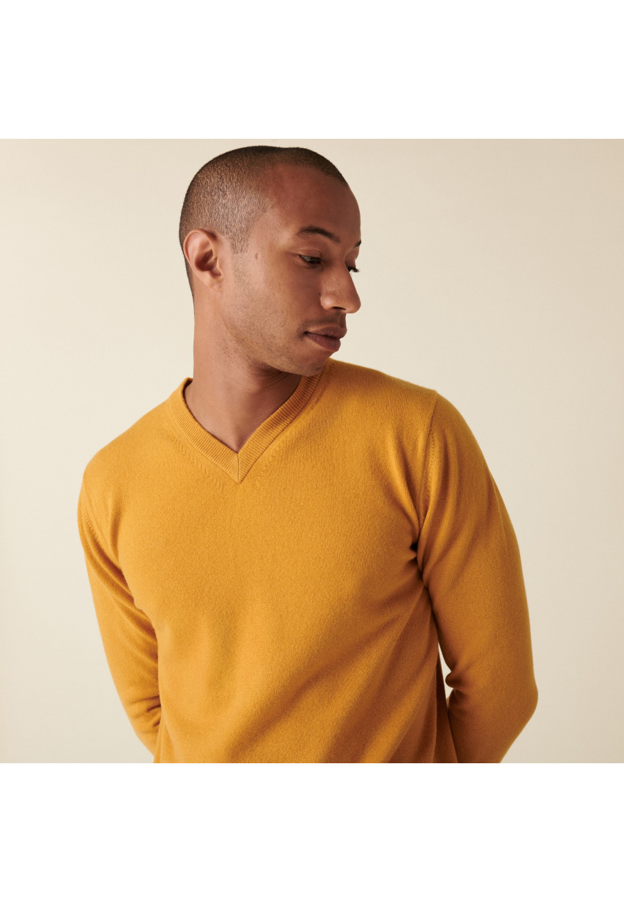 Cashmere V-neck sweater - Evann