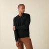 Pull col V en cachemire - Evann 7451 bronze - 21 Vert foncé