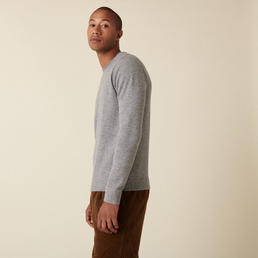 Pull cachemire col roulotté - Ernest