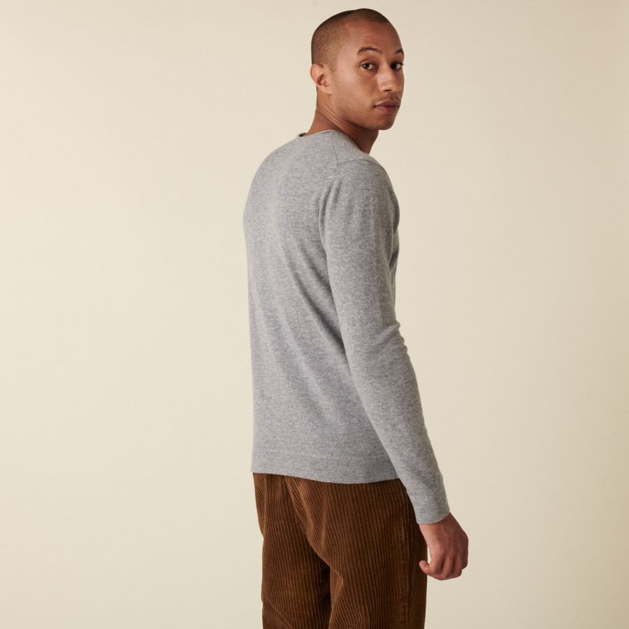 Pull cachemire col roulotté - Ernest