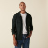 Merino wool patch pocket overshirt - Andy