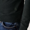 Pull col roulé avec logo en laine mérinos - Enzo 7451 bronze - 83 Kaki