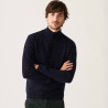 Gilet en cachemire boutonné à poches - Erwan 7440 marine - 05 Bleu marine