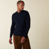 Pull col V en cachemire - Evann 7440 Marine - 05 Bleu marine