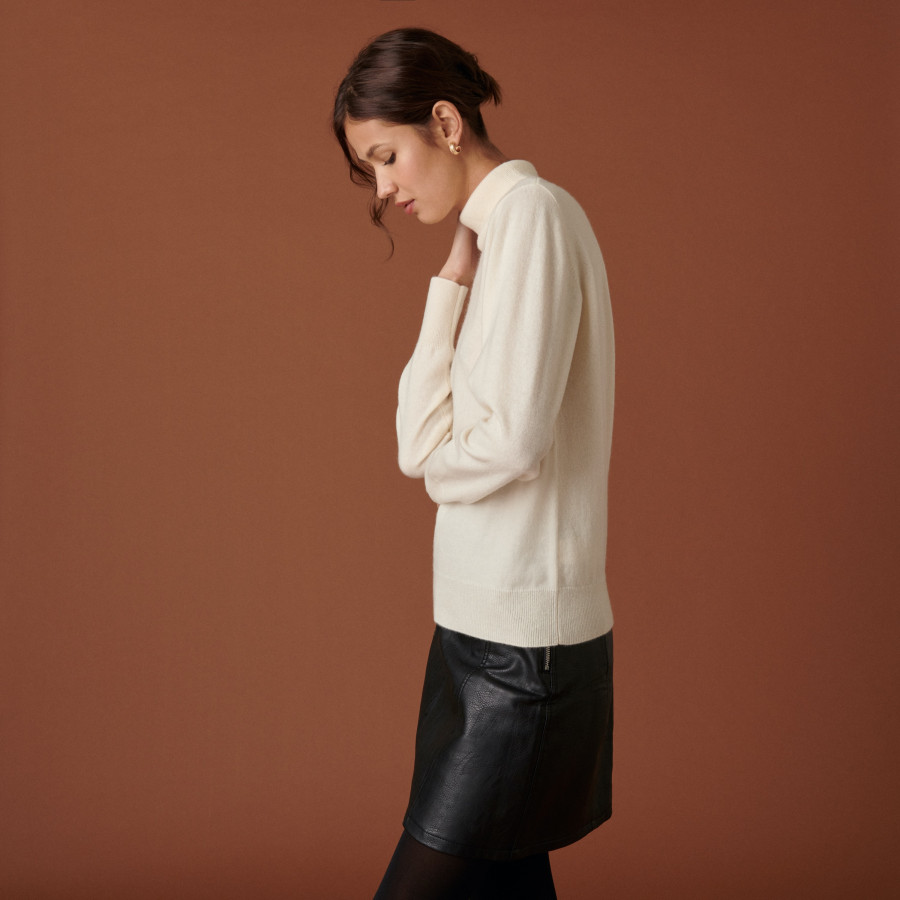 Cashmere turtleneck sweater - Anabelle