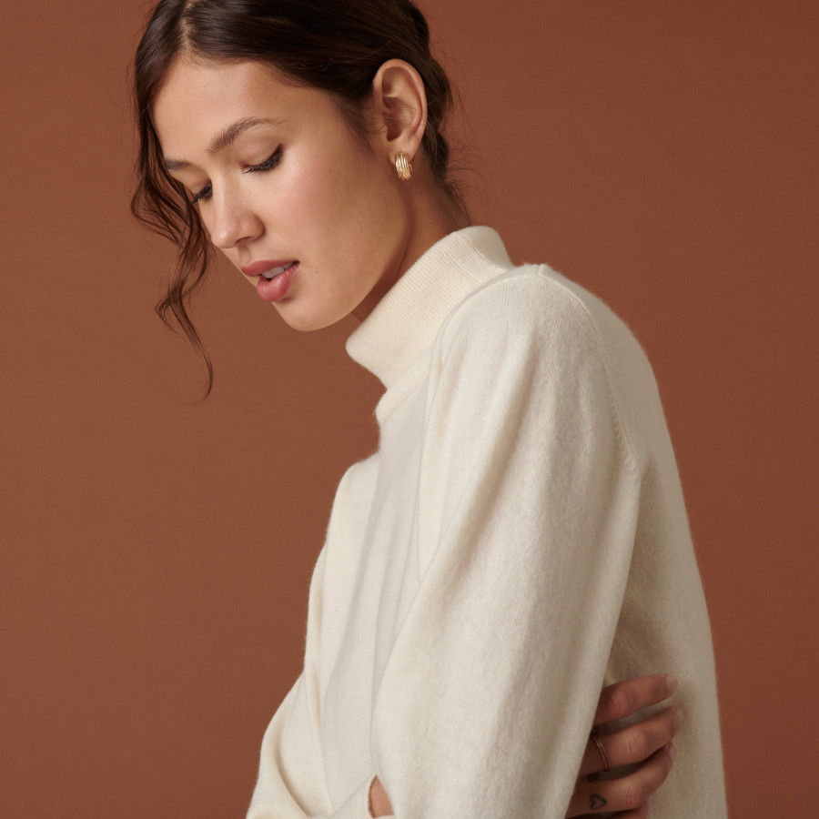 Cashmere turtleneck sweater - Anabelle