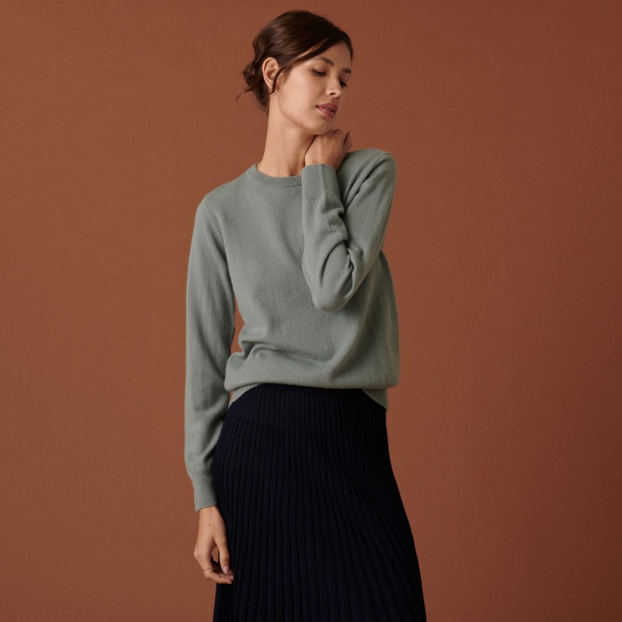 Cashmere round neck sweater - Abeline