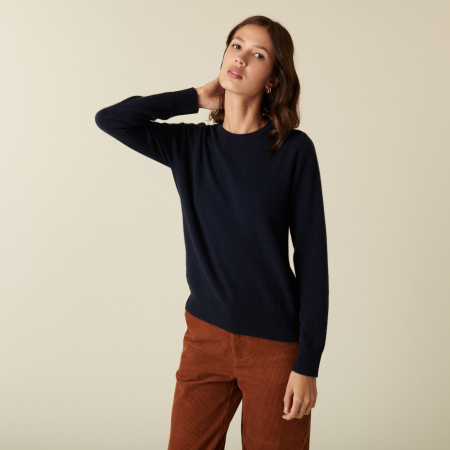 Cashmere round neck sweater - Abeline