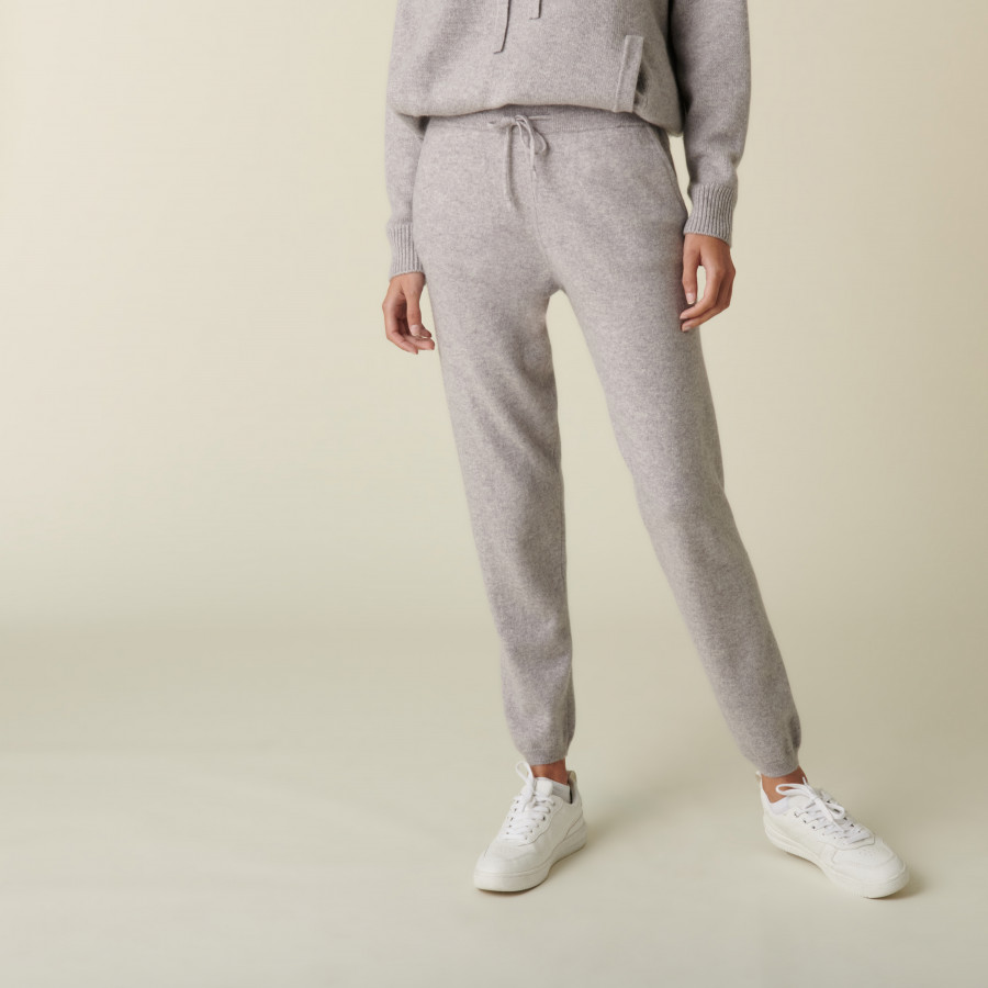 Pantalon à poches en cachemire - Adia