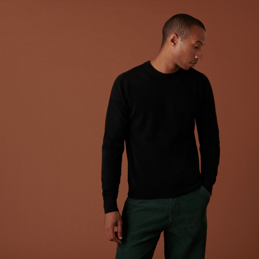 Round-neck cashmere sweater - Evain