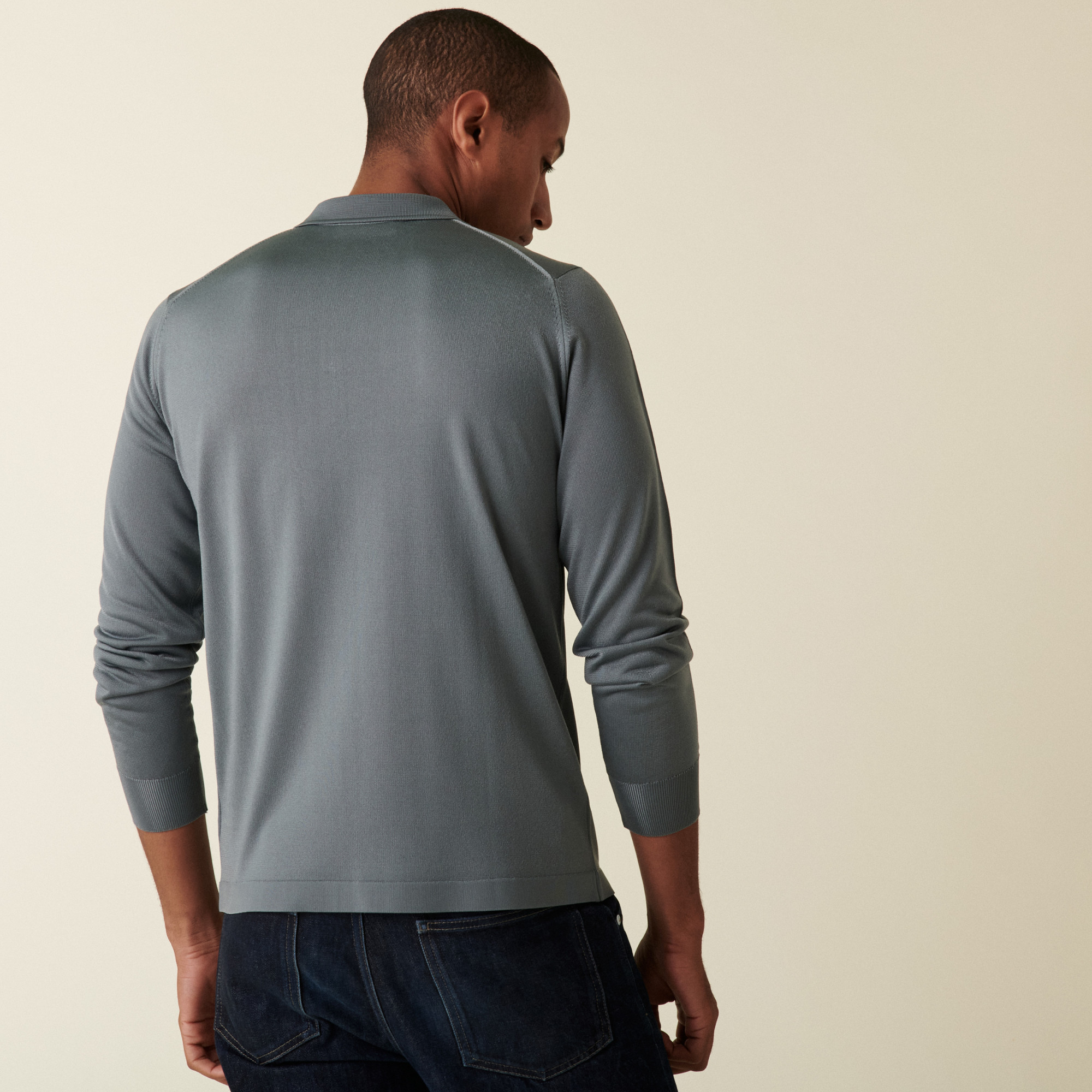Long sleeves shirt made of fil lumière Boris