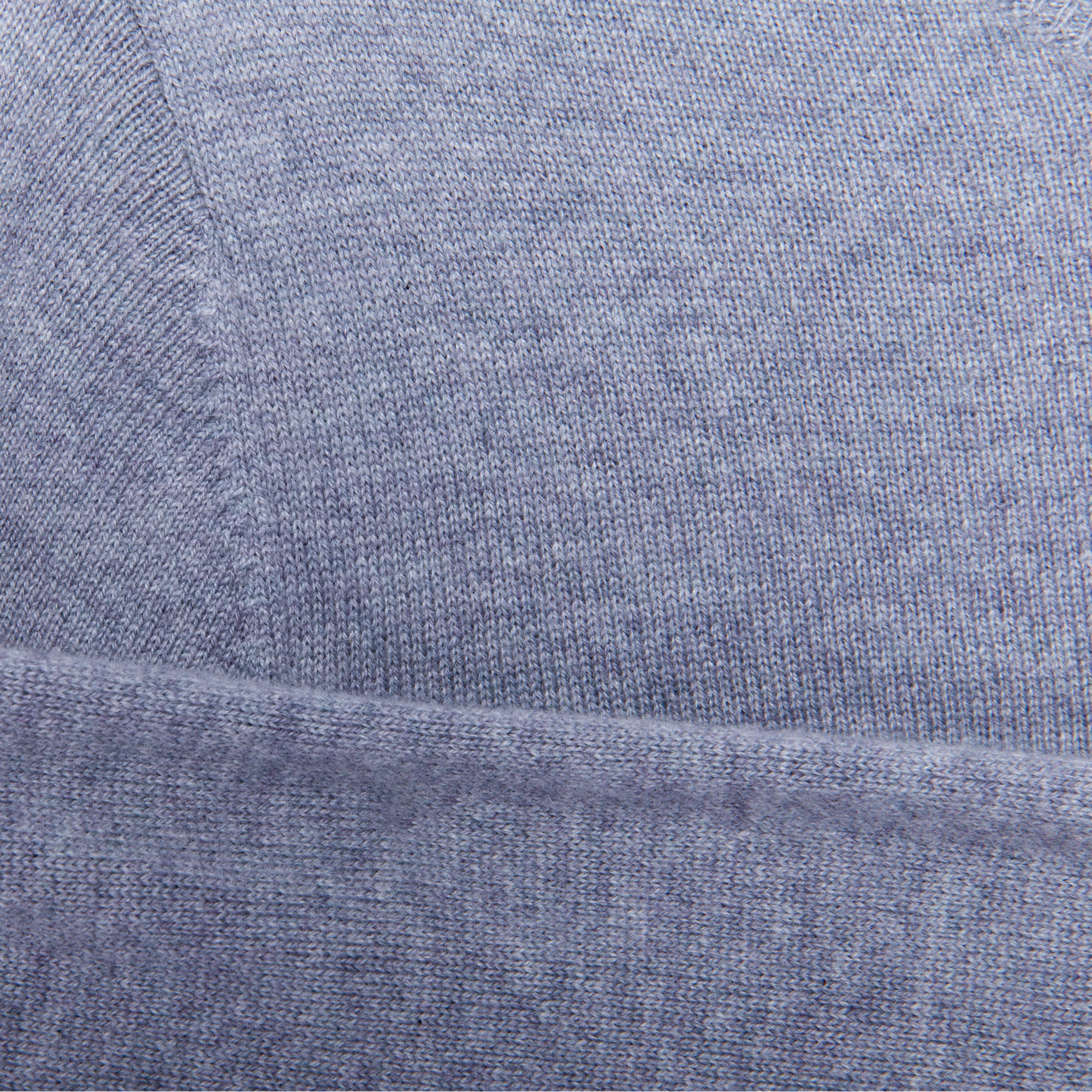Pull col rond en cachemire intemporel - Evana 6396 glacef - 11 Gris clair
