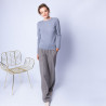 Round neck cashmere sweater - Evana