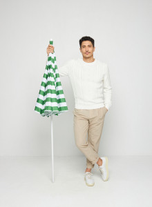 Cable knit sweater 100% organic cotton - Ridwane