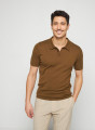 Polo en coton bio avec logo - Richie 7611 volute - 09 Gris moyen