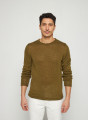 Linen round neck sweater - Rudy