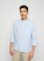 Chemise col tunisien en lin - Romeo