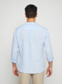 Linen shirt with tunisian collar - Romeo