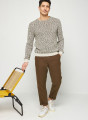 Pantalon Casual en lin - Rolland 7650 kaki - 83 Kaki