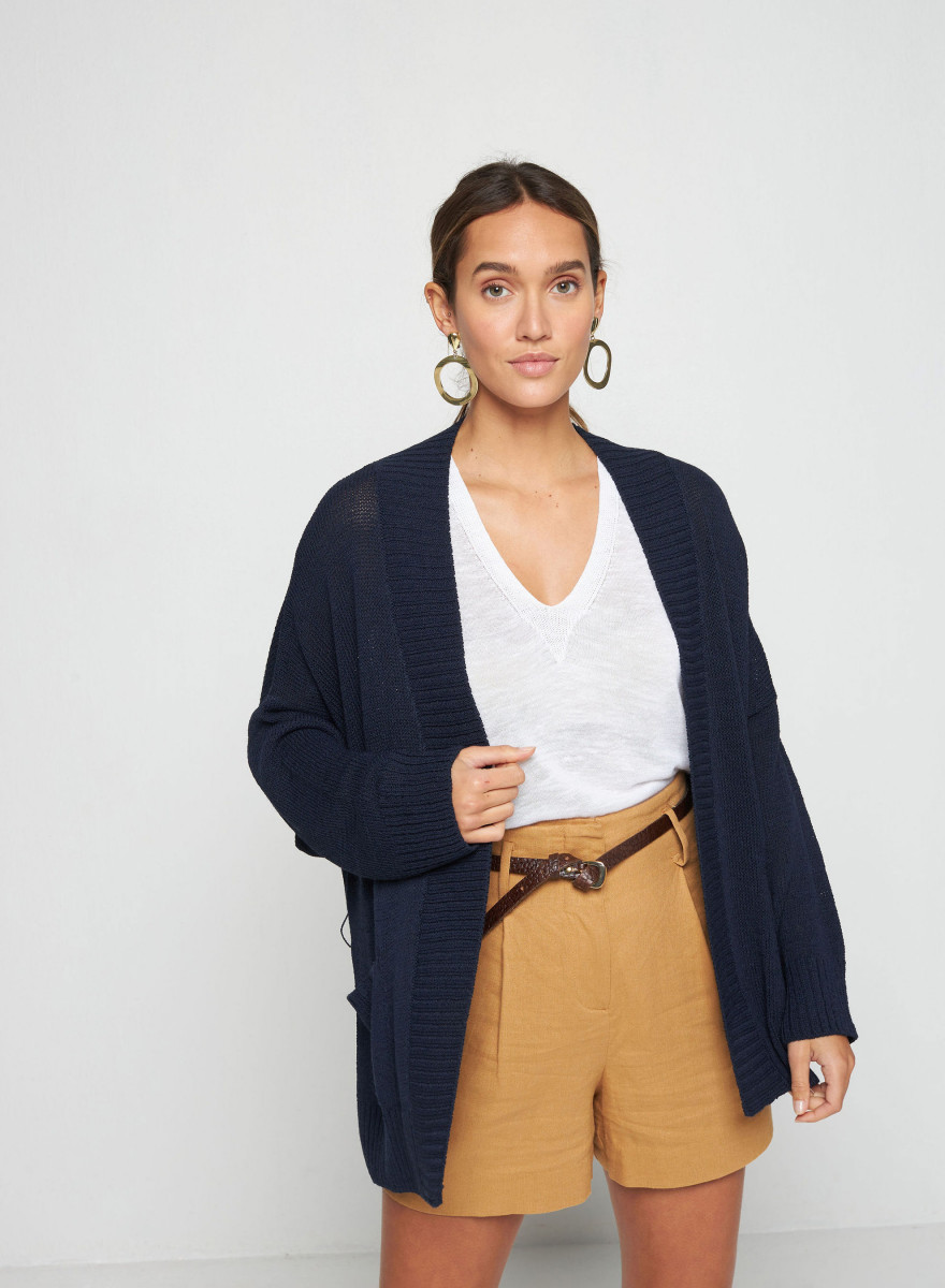 Gilet à poches en Corallo - Tendresse