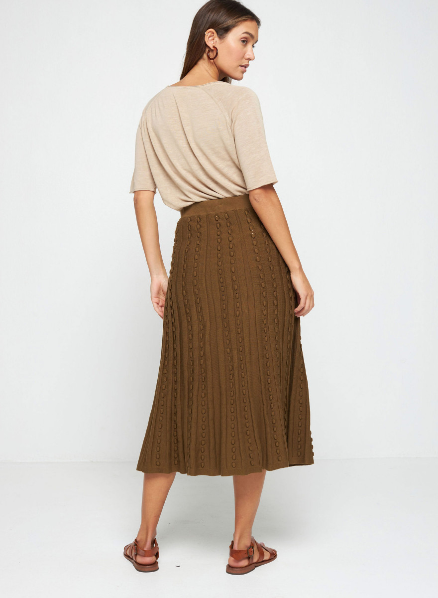 Long skirt in cotton - Sixtine